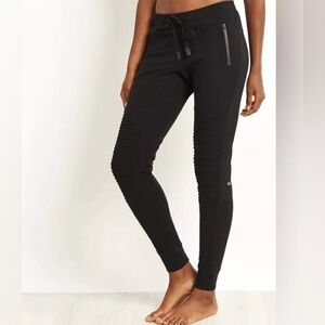 Alo Yoga Moto sweatpants black small